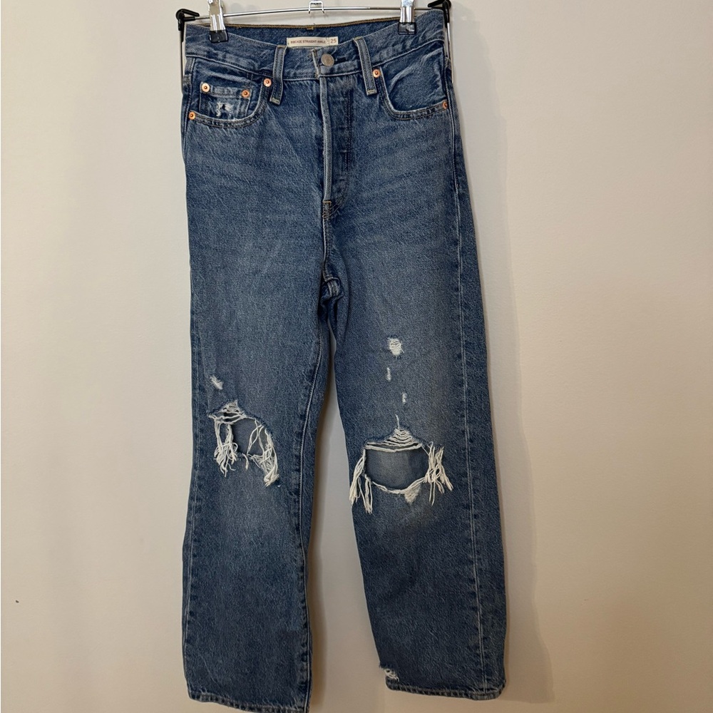 Levi’s ribcage straight ankle